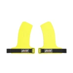 Calleras verdes para crossfit, con textura, para protección de manos y muñecas.