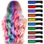 Peine de Tiza para El Cabello 10 Colores - Imagen 2