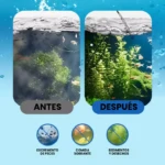 Set x2 Limpiador de Agua para Acuario Enzimas - Mantiene agua cristalina y saludable para peces - Imagen 3