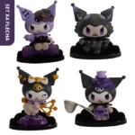 Set Figuras Estilo Kuromi Miniatura X4
