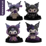 Set Figuras Estilo Kuromi Miniatura X4 - Imagen 2