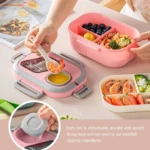 Kit Bento 3 Piezas con Bolsa Térmica - Mantiene tus alimentos frescos y separados durante el transporte