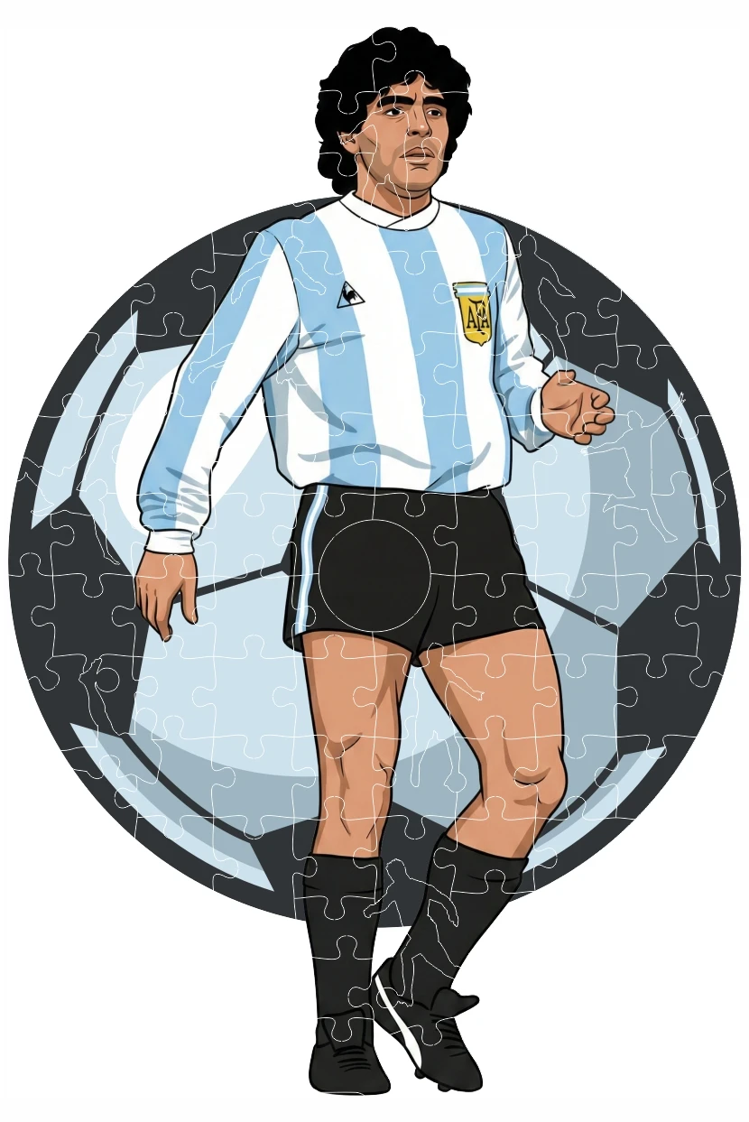 Personajes Rompecabezas Futbol