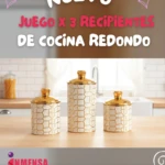 Juego X 3 Recipientes de Cocina Redondo - Imagen 2
