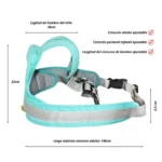 Chaleco Arnes Seguridad de Bebe Moto - Imagen 6