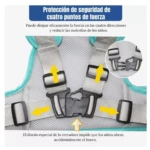 Chaleco Arnes Seguridad de Bebe Moto - Imagen 3