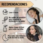 Rizador de Cabello Sin Calor Satin Negro - Imagen 2