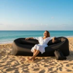 Sofá Inflable Portátil – Negro - Imagen 3