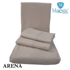 Sábanas cama sencilla unicolor 200 hilos Majestic Imperial - Proporcionan descanso reparador con suavidad y frescura