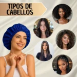 Set x2 Gorro en Satin Ajustable Anti Frizz Prof - Imagen 3
