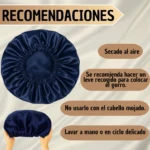Set x2 Gorro en Satin Ajustable Anti Frizz Prof - Imagen 2