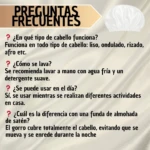 Set x2 Gorro en Satin Ajustable Anti Frizz Prof