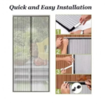 Set x2 Puerta Mosquitera Malla - Imagen 3