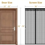 Set x2 Puerta Mosquitera Malla - Imagen 2
