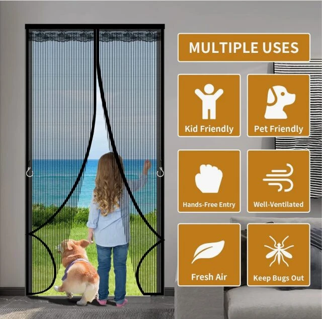 Set x2 Puerta Mosquitera Malla
