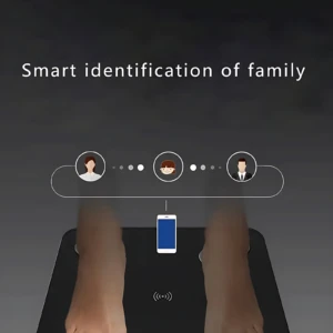 Báscula de grasa corporal con app - Controla tu composición corporal y progreso fitness en casa