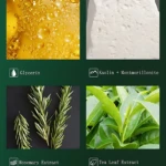 Glicerina, caolín, romero y té verde para mascarillas Bioaqua regeneradoras.