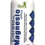 Botella de Citrato de Magnesio Líquido 1000ml FitoVit S3Plus con colágeno, cúrcuma y jengibre.