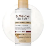 Ampolla exfoliante Dr.Melaxin Peel Shot con arroz y niacinamida, renueva e ilumina la piel.