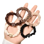 Ligas para El Cabello Diseños de Corazón - Imagen 2