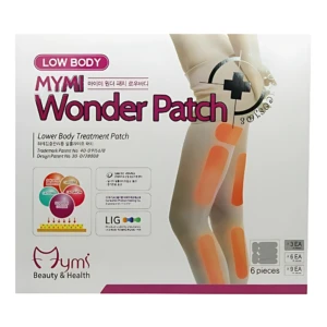 Parche MYMI Wonder para el cuerpo, tratamiento para la parte inferior, 6 piezas, con ingredientes naturales.