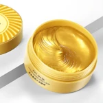 Parches para ojeras BIOAQUA en oro, revitalizan e hidratan el contorno ocular.
