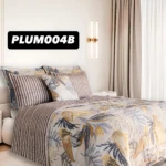 Plumón de cama doble con relleno ligero y tela resistente - Proporciona abrigo térmico y protege las sábanas