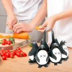 Organizador Huevos Pingüino - Cocina y sirve huevos divertidos y seguros - Imagen 3