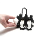 Organizador Huevos Pingüino - Cocina y sirve huevos divertidos y seguros - Imagen 4