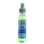 Spray Hielo Mineral Athos en presentación individual de 150 ml, con líquido verde translúcido y etiqueta azul que indica Cannabis y Arnica.