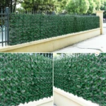 Jardín vertical artificial 3x1m para interiores y exteriores - Oculta muros y crea privacidad total - Imagen 3