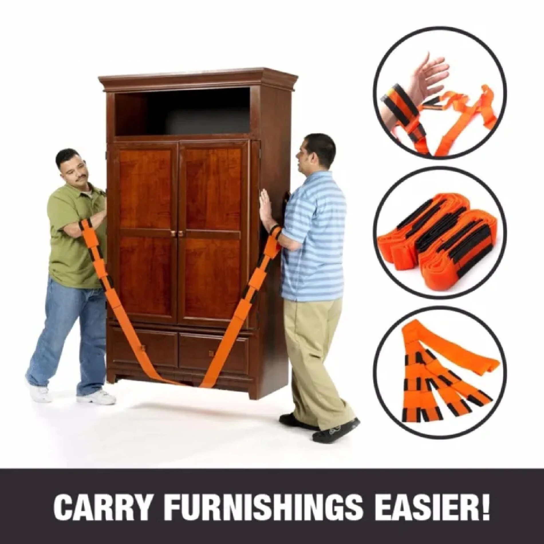 Correas Tirantes Elevadoras de Muebles