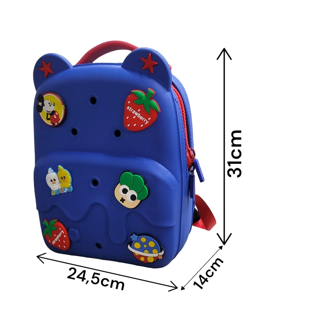 Mochila escolar EVA impermeable para niños - Protege útiles y libros de la lluvia