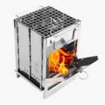 Mini Asador Parrilla de Carbón Plegable - Cocina al aire libre con total libertad y sabor auténtico - Imagen 6