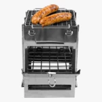 Mini Asador Parrilla de Carbón Plegable - Cocina al aire libre con total libertad y sabor auténtico - Imagen 4