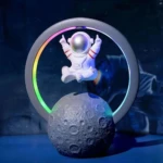 Lámpara parlante astronaut flotante Bluetooth con luces LED - Ilumina tu habitación mientras reproduce música inalámbrica - Imagen 3