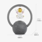Lámpara parlante astronaut flotante Bluetooth con luces LED - Ilumina tu habitación mientras reproduce música inalámbrica