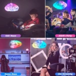 Lampara LED 3D Nube RGB con control remoto y sincronización musical - Crea ambiente relajante y dinámico para tu habitación - Imagen 4