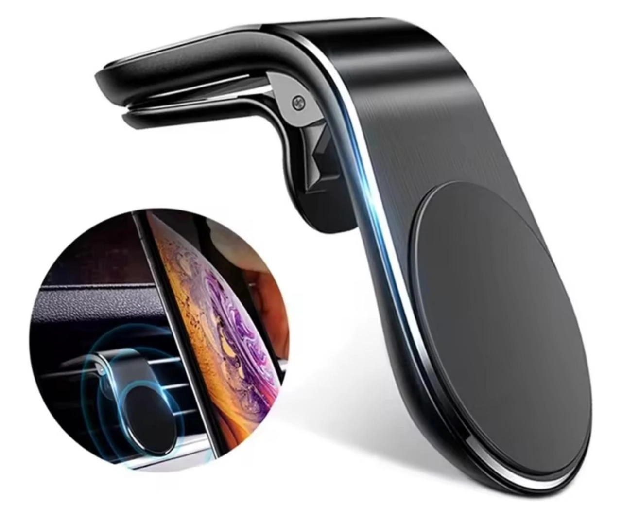 Soporte magnético para rejillas de ventilación - mantiene tu celular seguro y estable al conducir