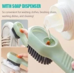 Set x2 Cepillo con Dispensador Jabon Multiusos