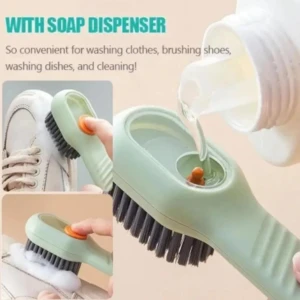 Set x2 Cepillo con Dispensador Jabon Multiusos