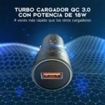 Cargador para Carro Usb + Cable Gar116 - Imagen 2