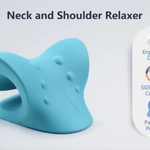 Almohada de tracción cervical ergonómica - Alivia dolor de cuello y hombros en minutos