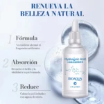 Serum de ácido hialurónico y bloqueador solar Bioaqua - Hidrata profundamente tu piel y protege contra rayos UV