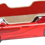 Rascador para gatos en forma de auto compacto - Protege tus muebles y ofrece descanso cómodo a tu mascota