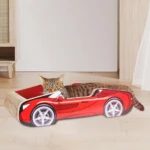Rascador para gatos en forma de auto compacto - Protege tus muebles y ofrece descanso cómodo a tu mascota - Imagen 2