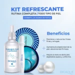 Kit Refrescante Bioaqua con ácido hialurónico y roll-on - reduce ojeras y revitaliza tu mirada - Imagen 3