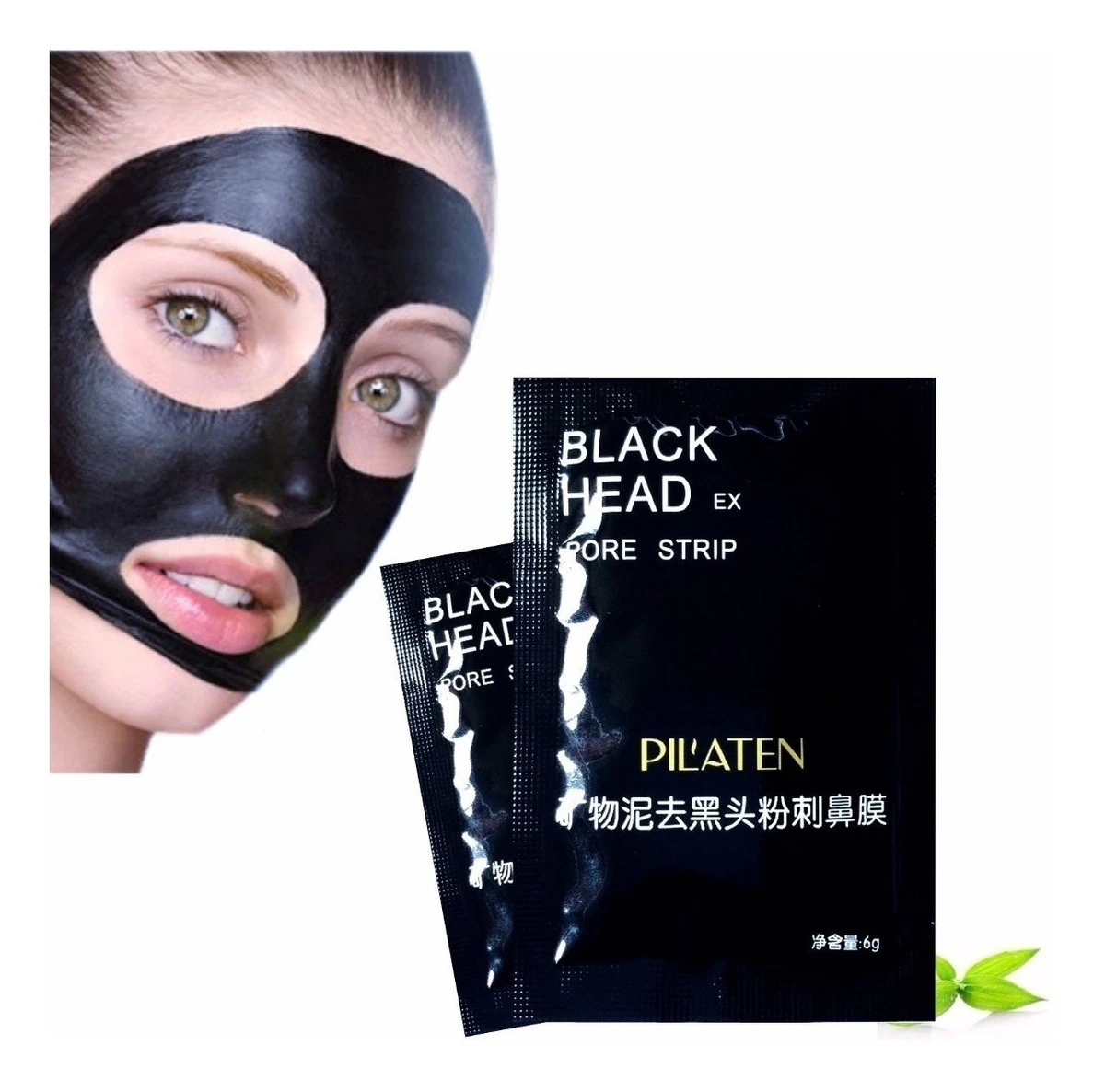 Set x5 Mascarilla peel off para puntos negros y limpieza profunda de poros - Elimina el exceso de grasa y deja la piel fresca