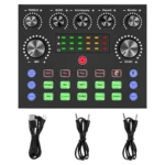 Mezclador de Audio Usb V8 S Tarjeta De - Imagen 5