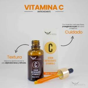 Set x2 Sérum Facial de Vitamina C Afrodita 30 Ml - Estimula el colágeno y aporta brillo